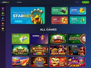 StarBets Casino website