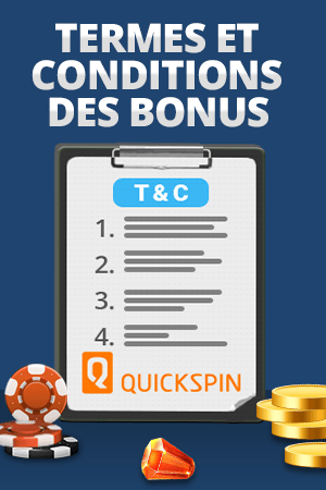 termes et conditions quickspin