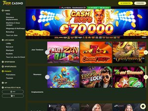 Thor Casino website