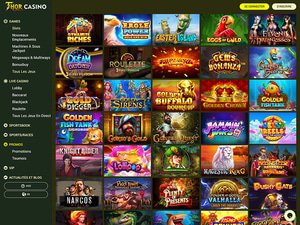 Thor Casino games