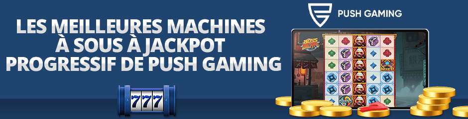 top jackpots remportés sur jeux push gaming