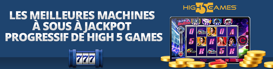 top jackpots remportés sur jeux high 5 games