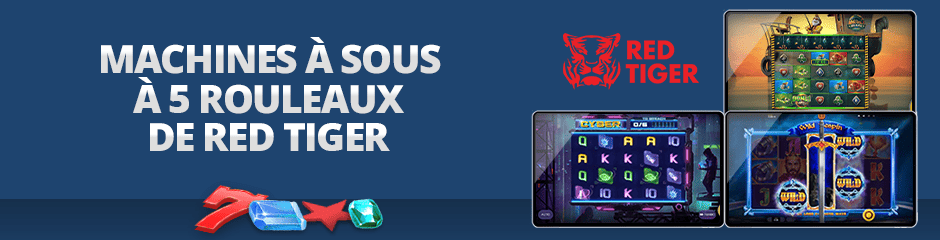 top jeux à 5 rouleaux de red tiger