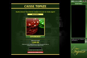 Casino Topaze cashier