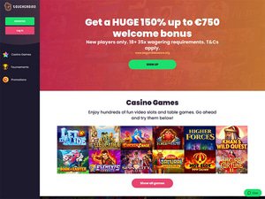 Touch Casino website