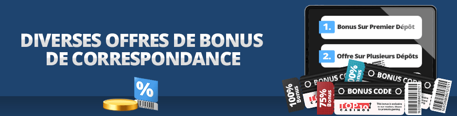 types de bonus de correspondance