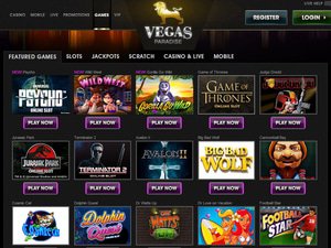 Vegas Paradise Casino games