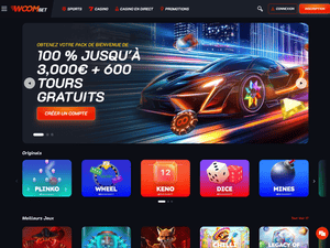 WoomBet Casino website