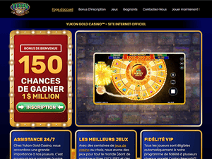 Yukon Gold Casino website