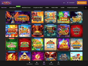 Zodiac Casino games